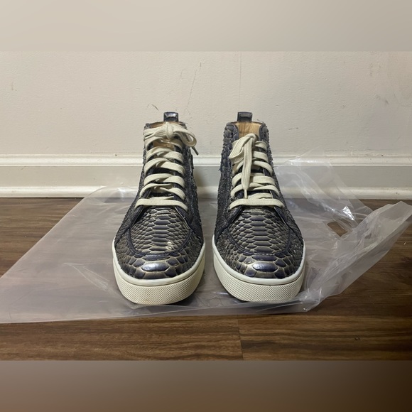 Blue snakeskin Christian Louboutins size 45 EU - Picture 5 of 8